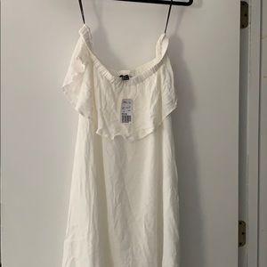 NWT - Forever 21 white off the shoulder dress - S